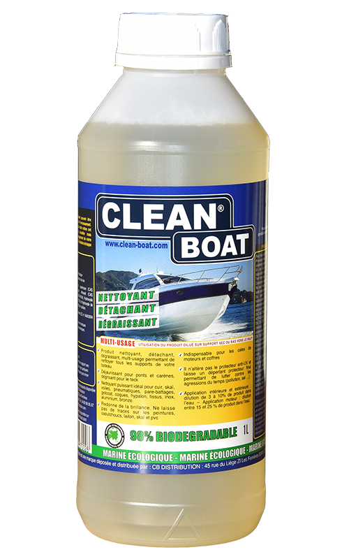 Clean Boat - produit nettoyant bateau, semi-rigide, pneumatique